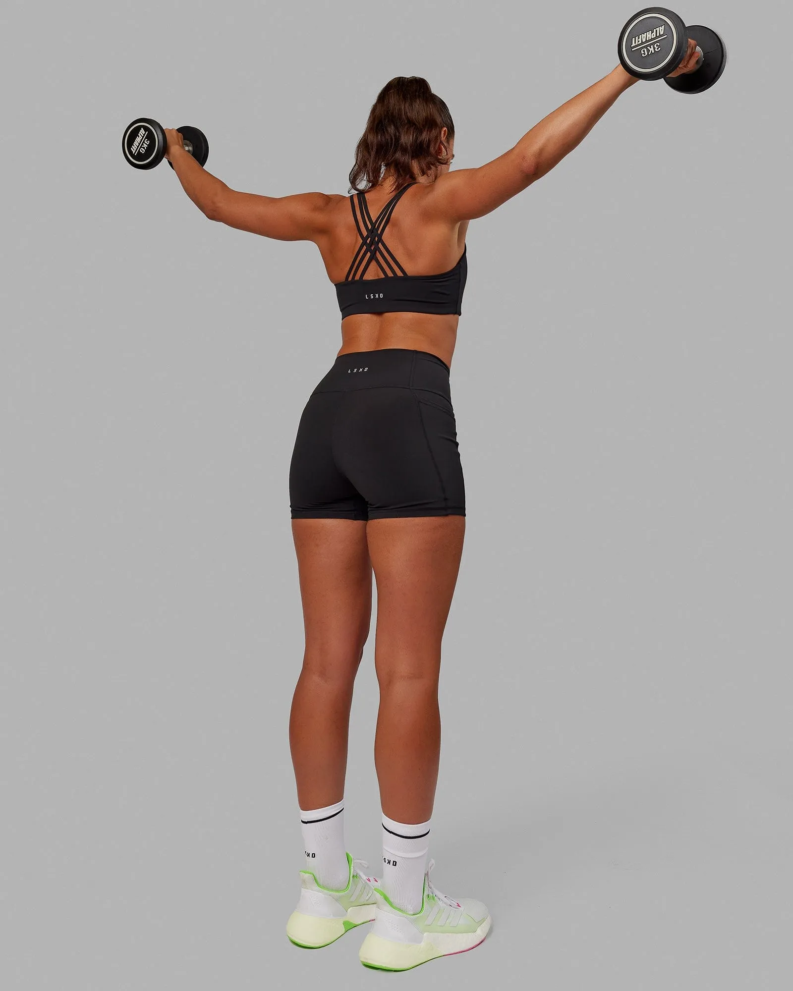 Push The Limit Sports Bra - Black sold by LSKD product image thumbnail 5
