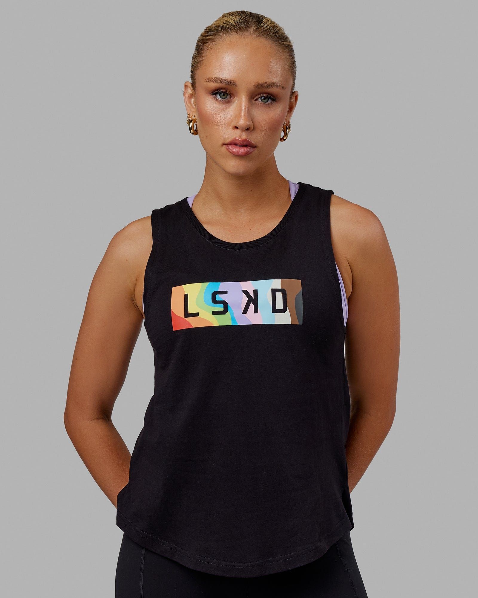 Luna Tank - Pride-Black sold by LSKD product image thumbnail 4
