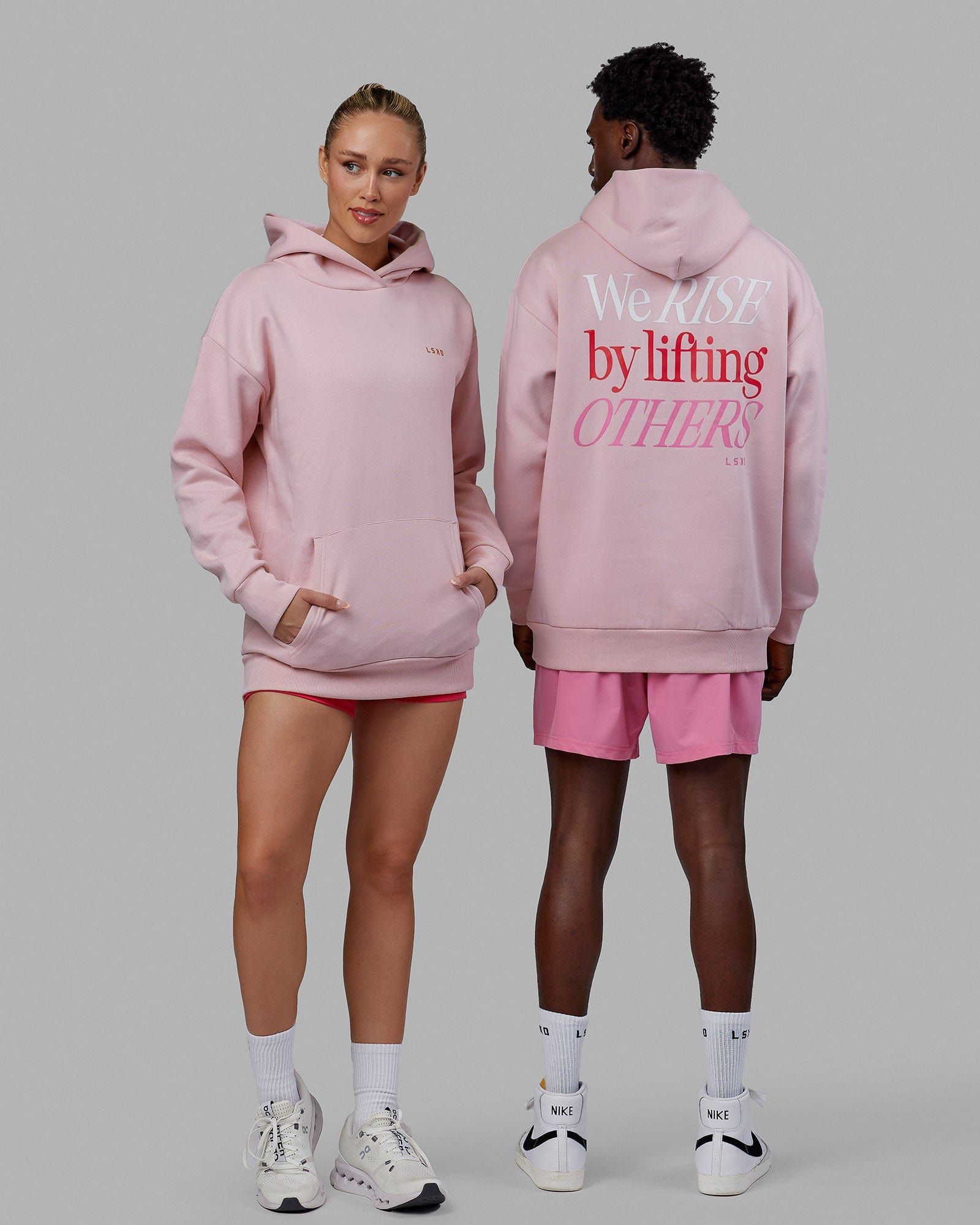 Unisex Lift-Up Hoodie Oversize - Marshmallow sold by LSKD