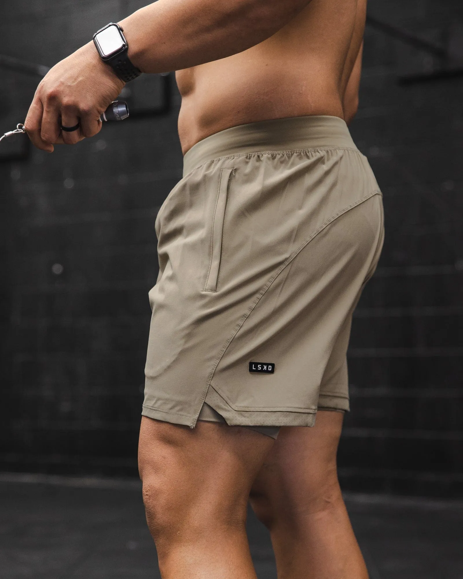 Challenger 6" Lined Performance Short - Laurel Oak sold by LSKD