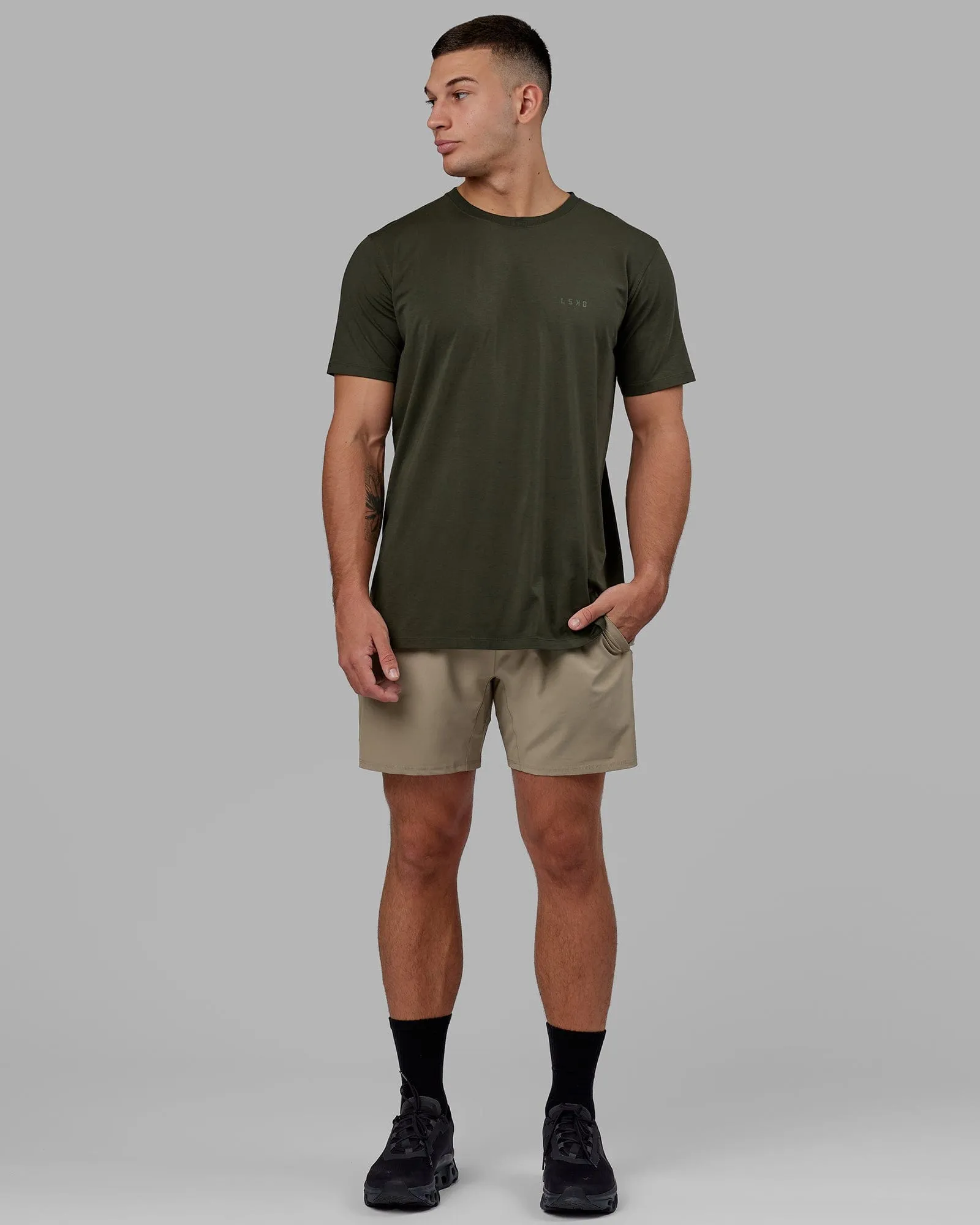 Challenger 6" Lined Performance Short - Laurel Oak sold by LSKD product image thumbnail 3