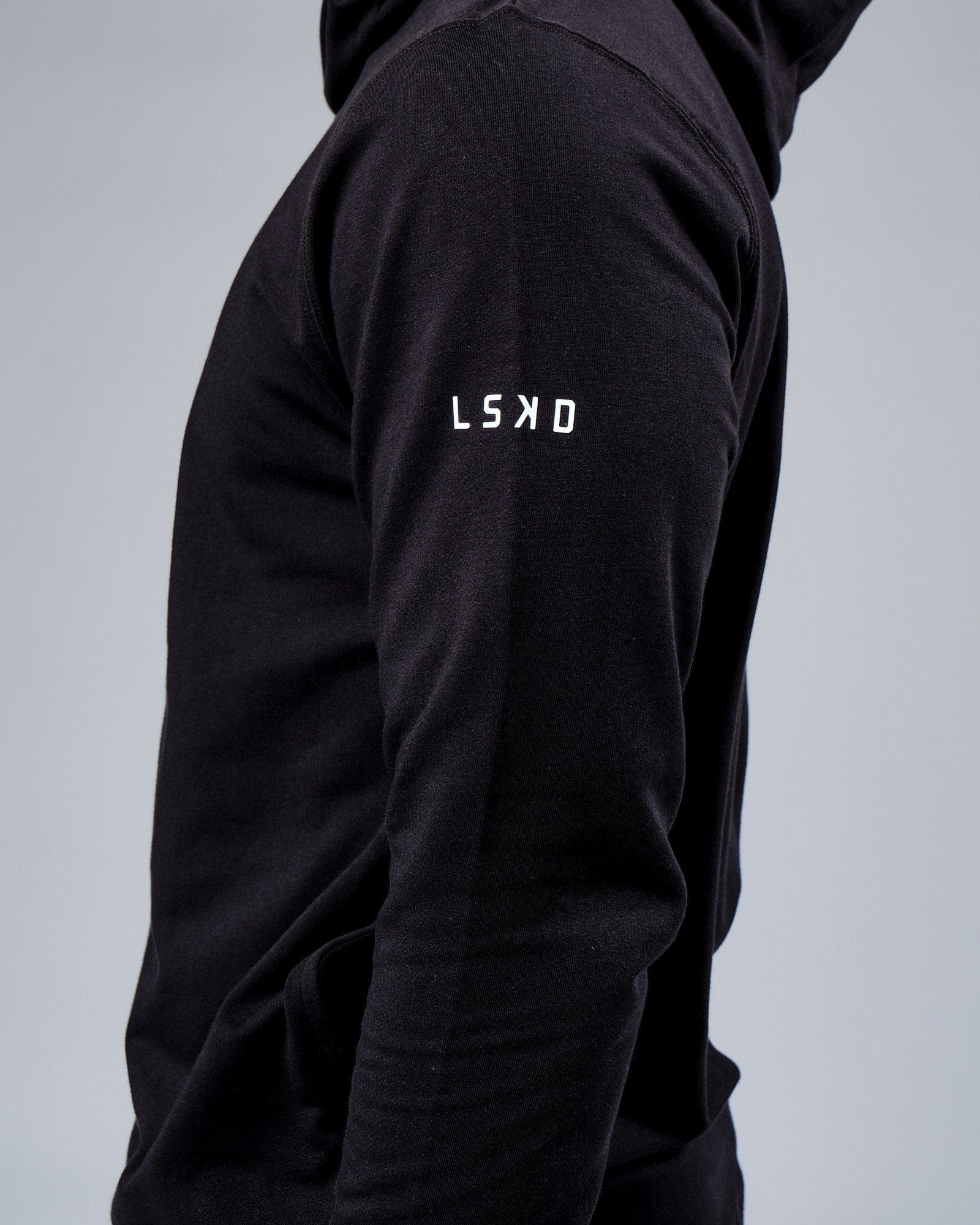 Unisex Rival FLXFleece Training Fit Hoodie - Black sold by LSKD product image thumbnail 2