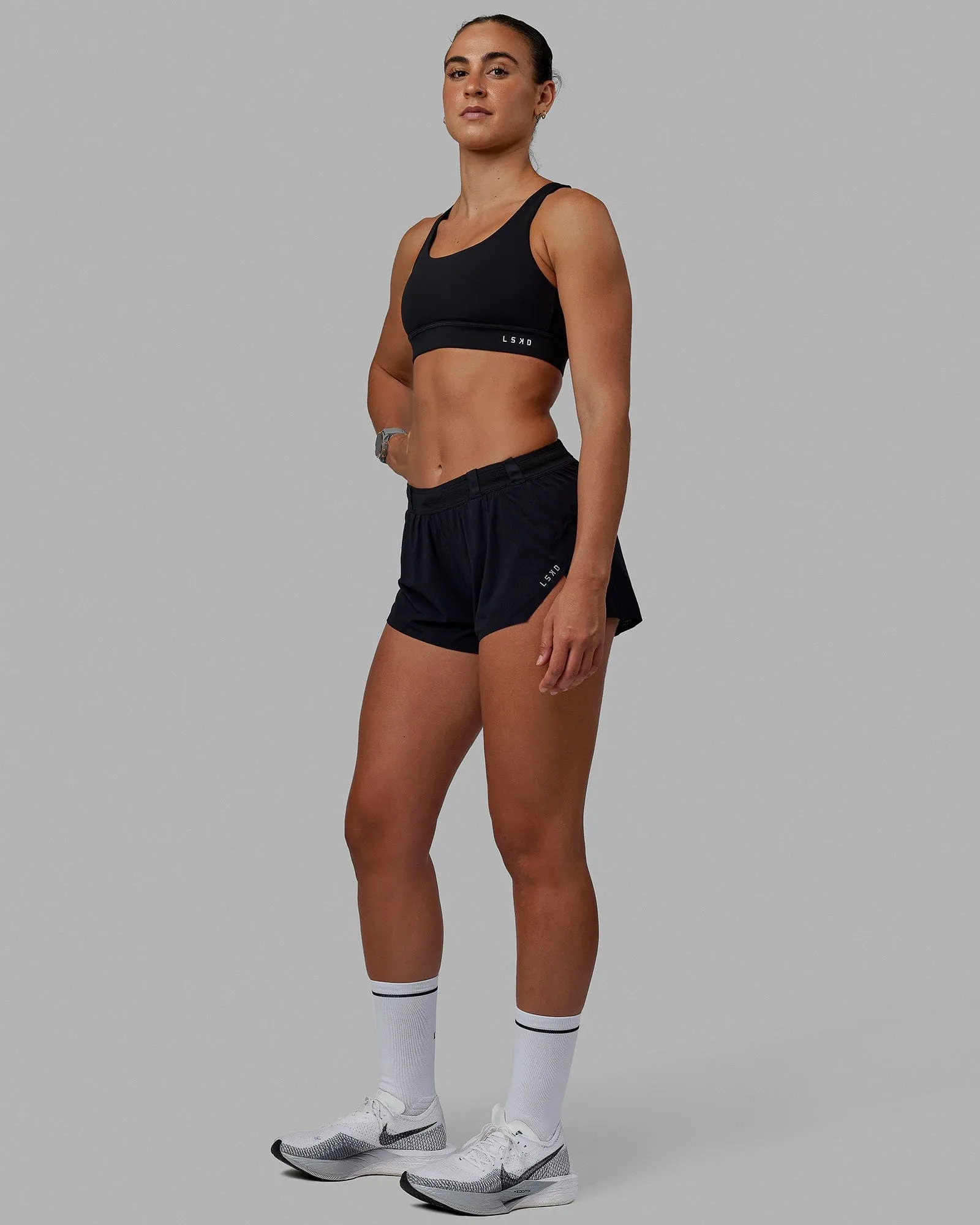 Race Day Sports Bra - Black sold by LSKD product image thumbnail 3