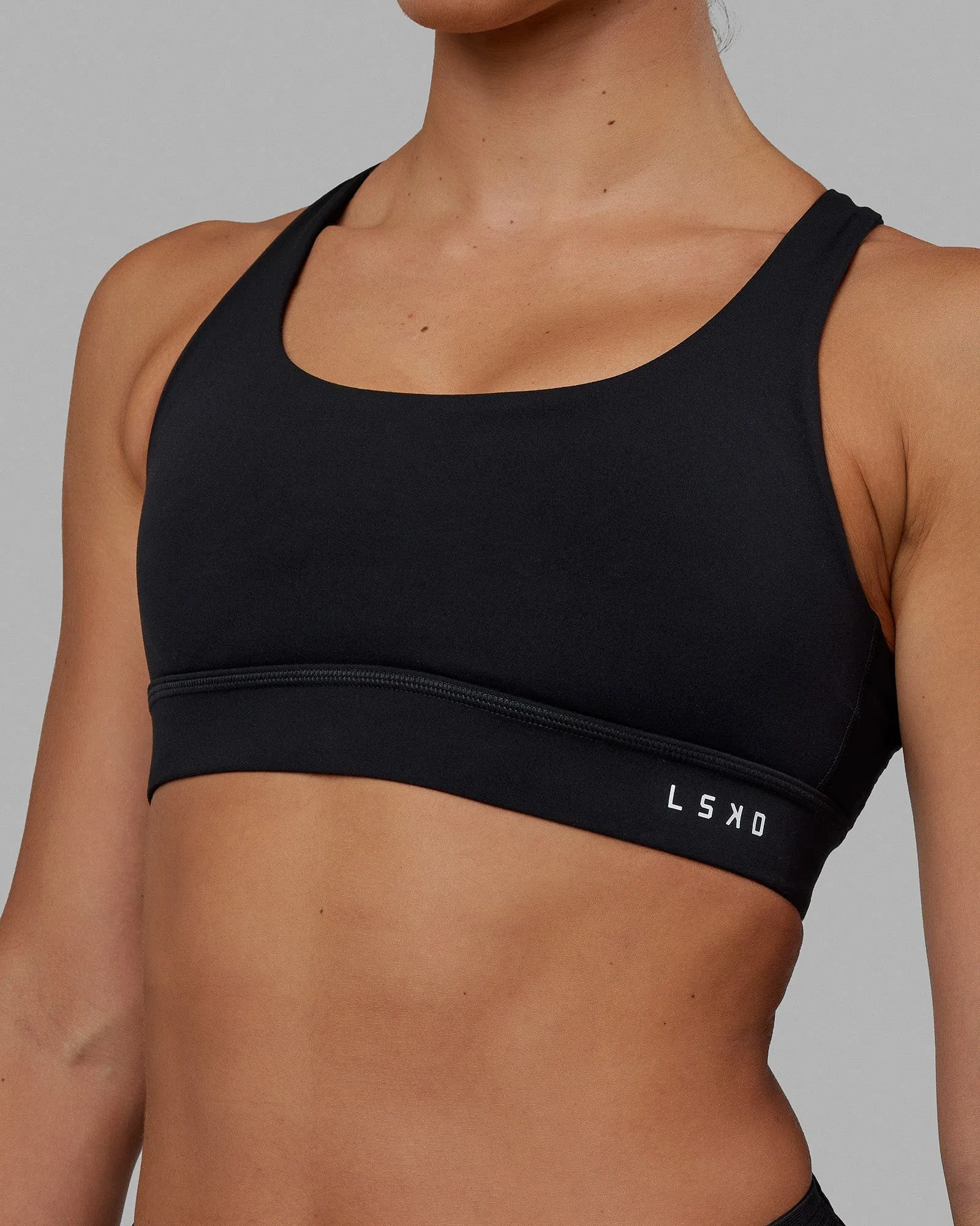 Race Day Sports Bra - Black sold by LSKD product image thumbnail 5