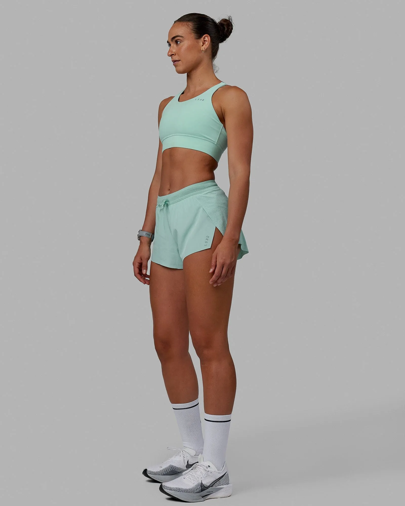 Accelerate Sports Bra - Pastel Turquoise sold by LSKD product image thumbnail 3