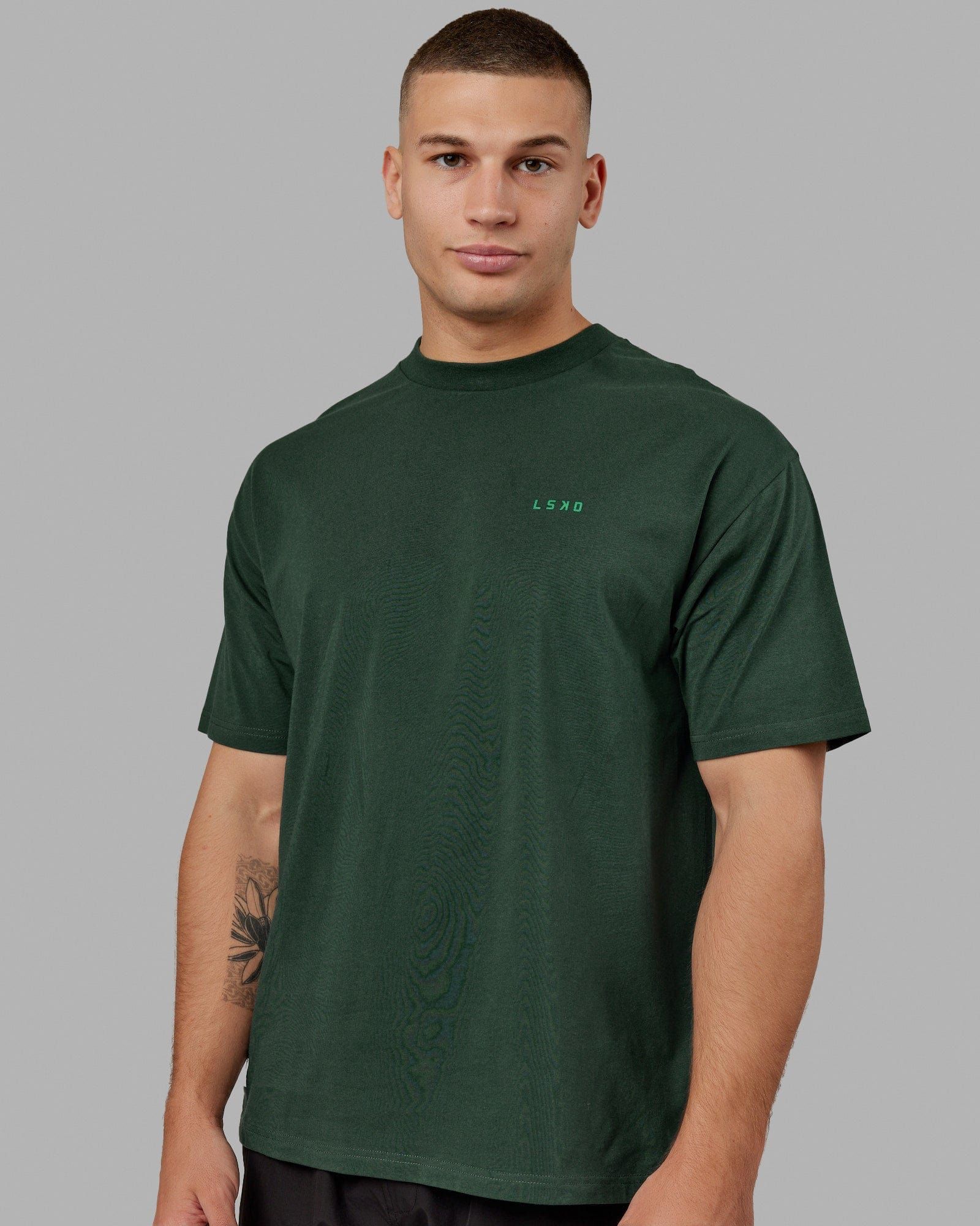 Unisex VS2 FLXCotton Tee Oversize - Vital Green-Teal sold by LSKD product image thumbnail 4