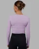 Staple LS Cropped Tee - Pale Lilac sold by LSKD
