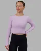 Staple LS Cropped Tee - Pale Lilac sold by LSKD