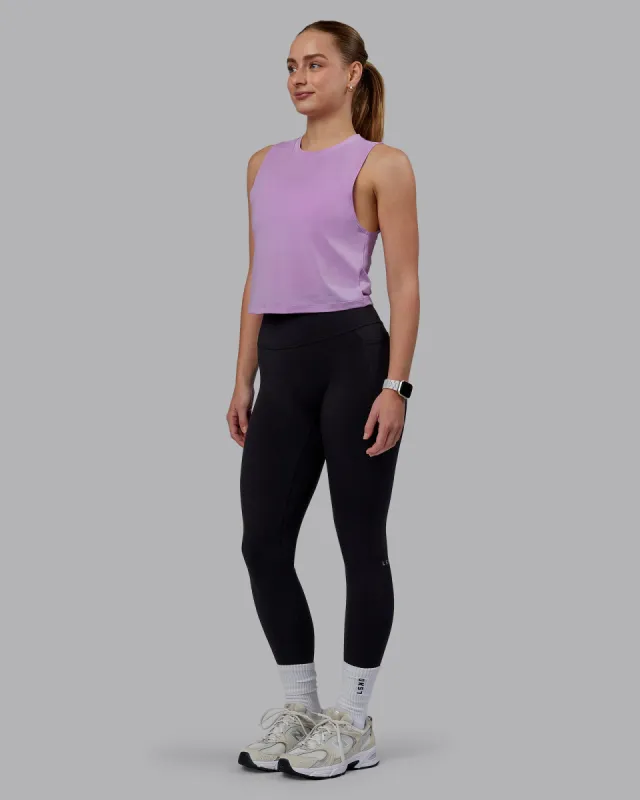 Vital Cropped Training Tank - Light Violet sold by LSKD
