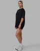 Unisex PimaFLX Tee Oversize - Black sold by LSKD
