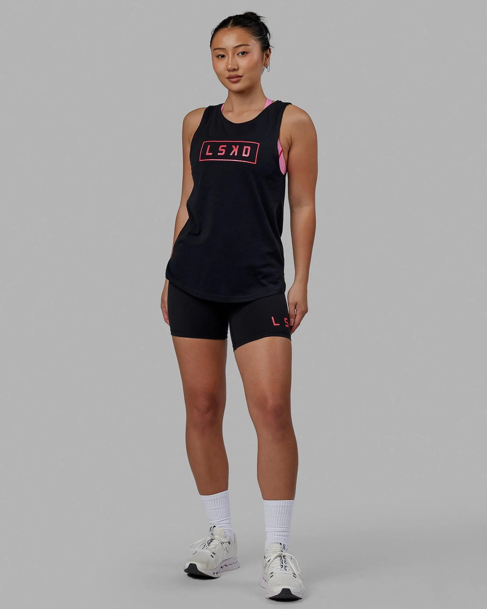 Luna Tank - Black-Raspberry sold by LSKD product image thumbnail 3