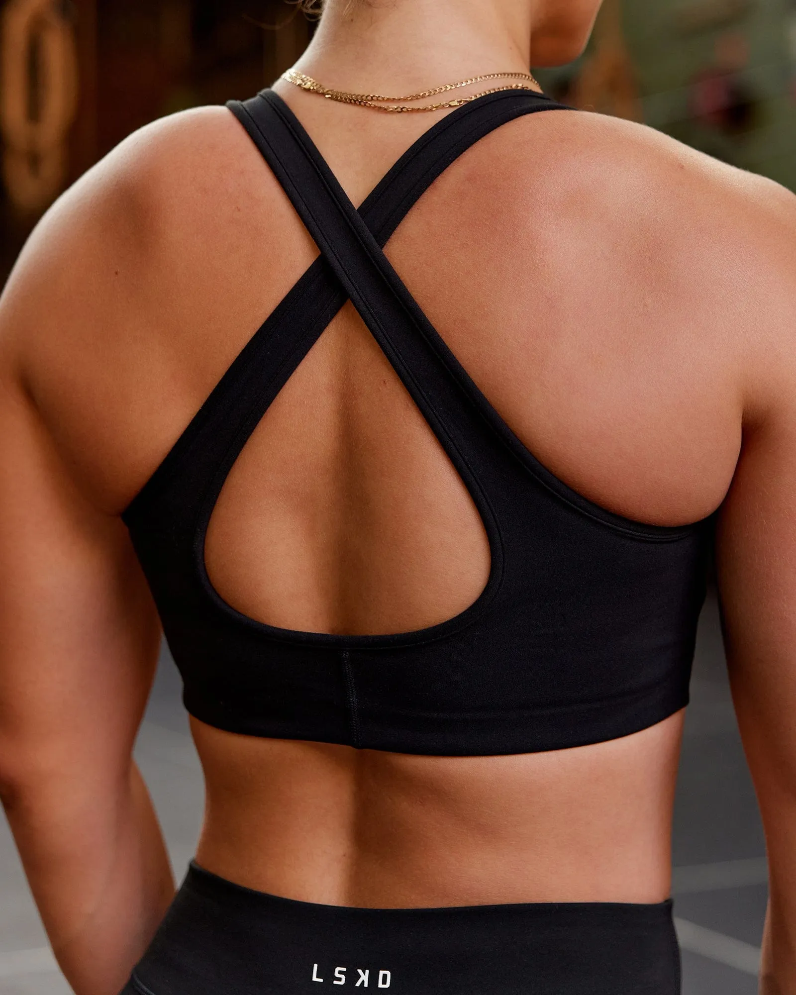 Stamina Sports Bra - Black sold by LSKD product image thumbnail 2