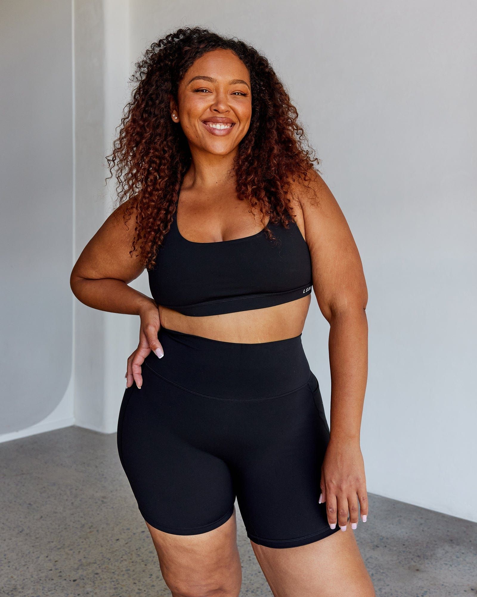 Base Sports Bra - Black sold by LSKD product image thumbnail 2