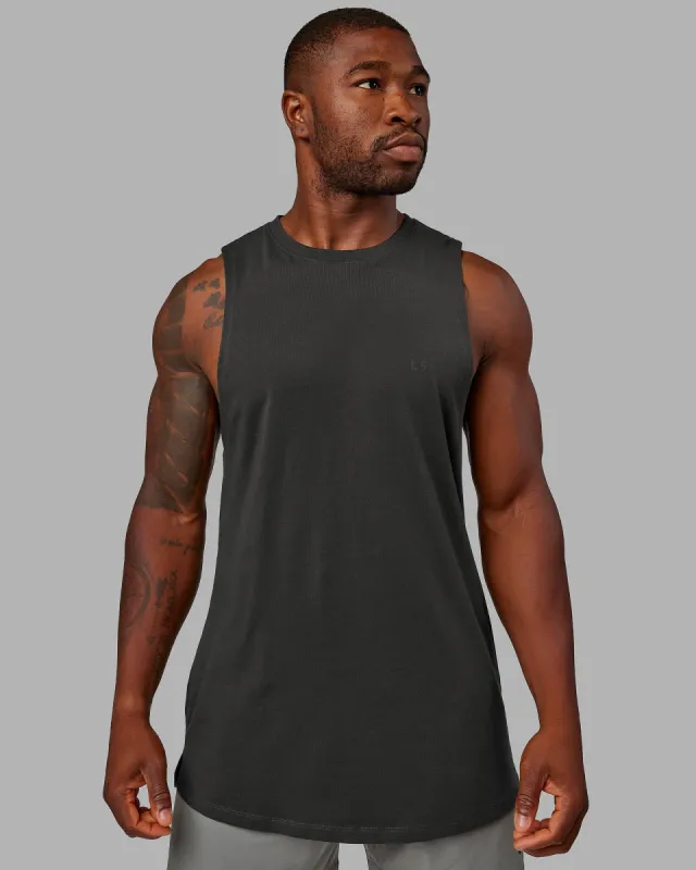 Deluxe PimaFLX Tank - Pirate Black sold by LSKD
