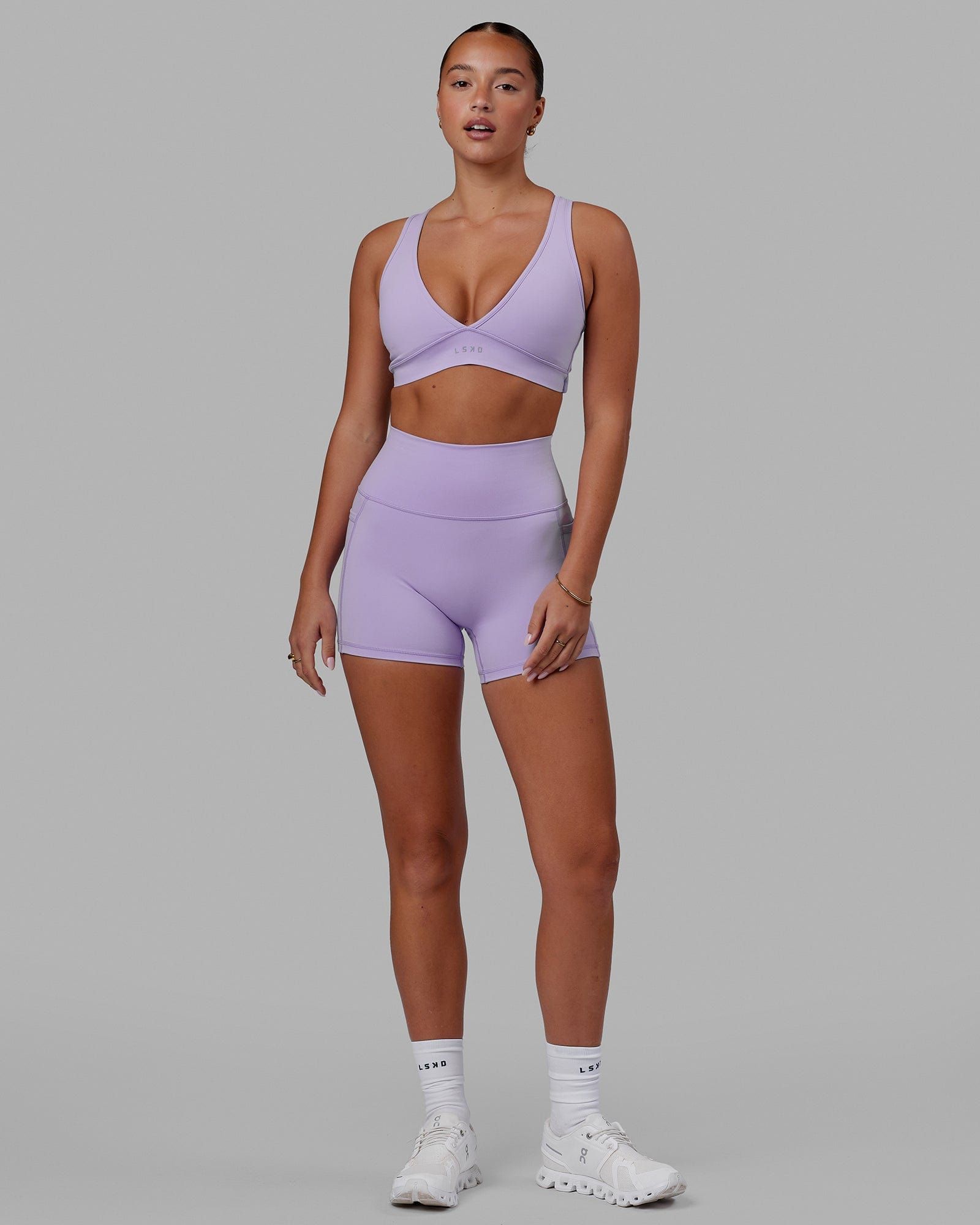 Stamina Sports Bra - Pale Lilac sold by LSKD product image thumbnail 4