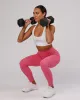 Rep Sports Bra Small Logo - White-Flamingo sold by LSKD