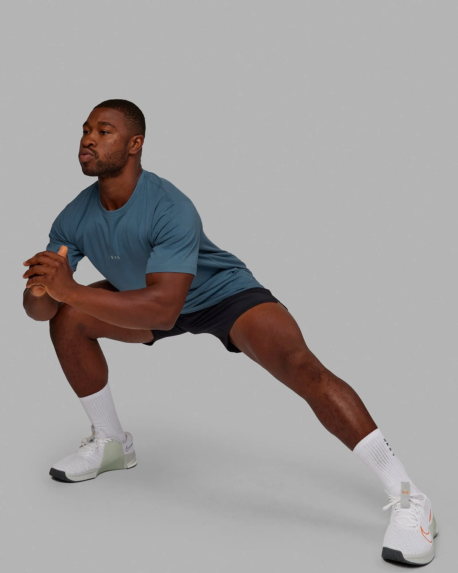 Base FLXCotton Tee - Elemental Blue sold by LSKD product image thumbnail 2