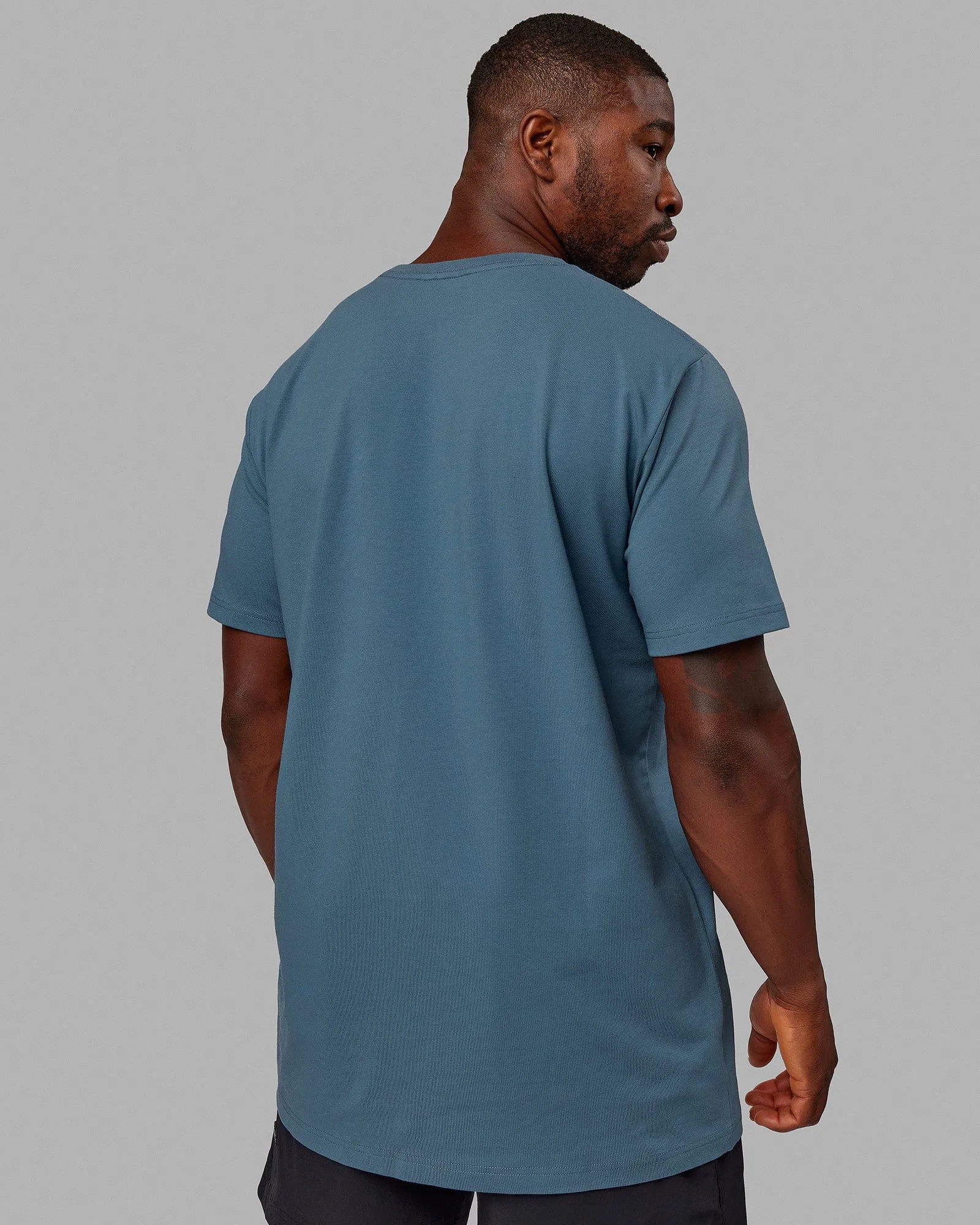Base FLXCotton Tee - Elemental Blue sold by LSKD product image thumbnail 4