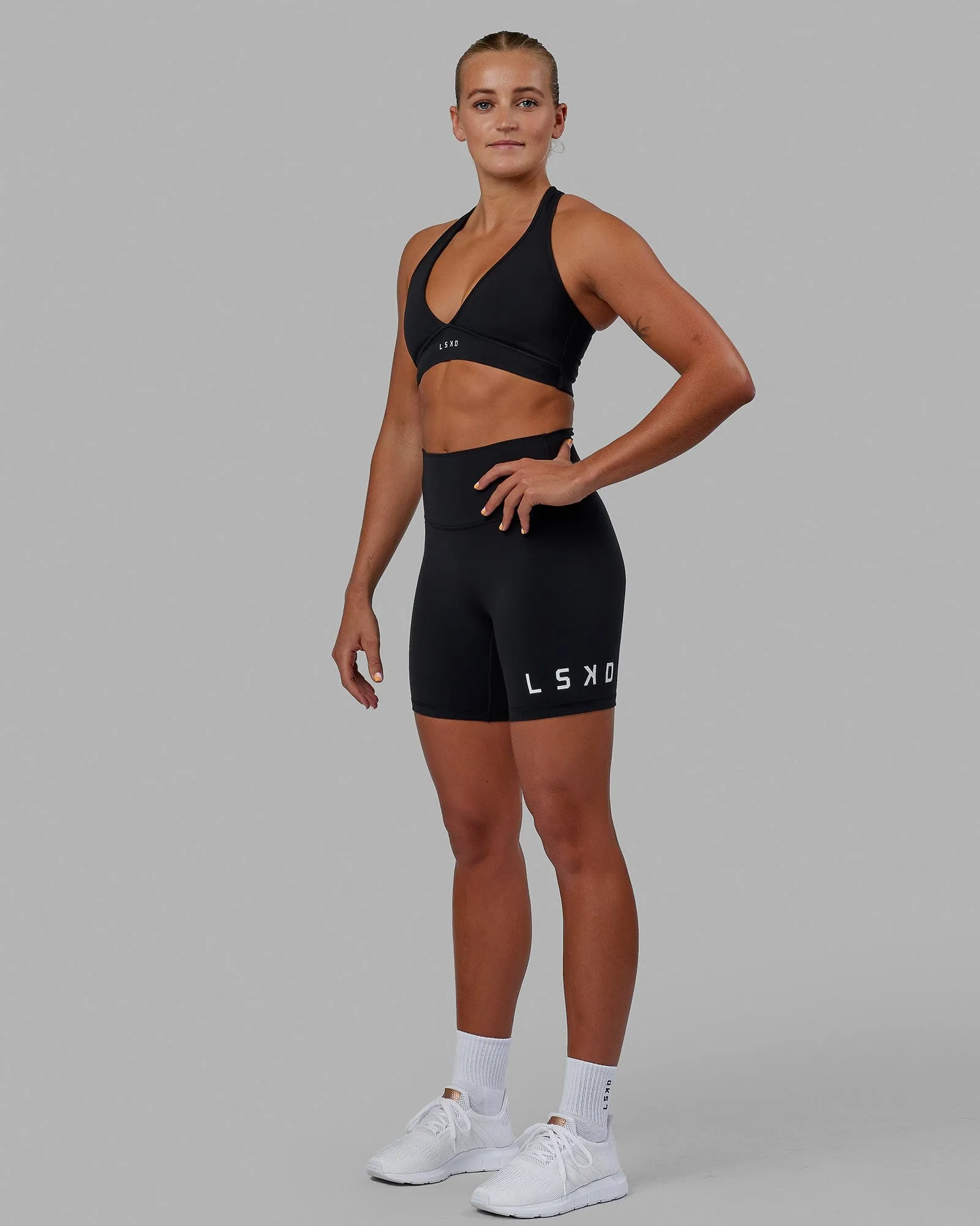 Evolved Mid Short Tight - Black-White sold by LSKD product image thumbnail 3