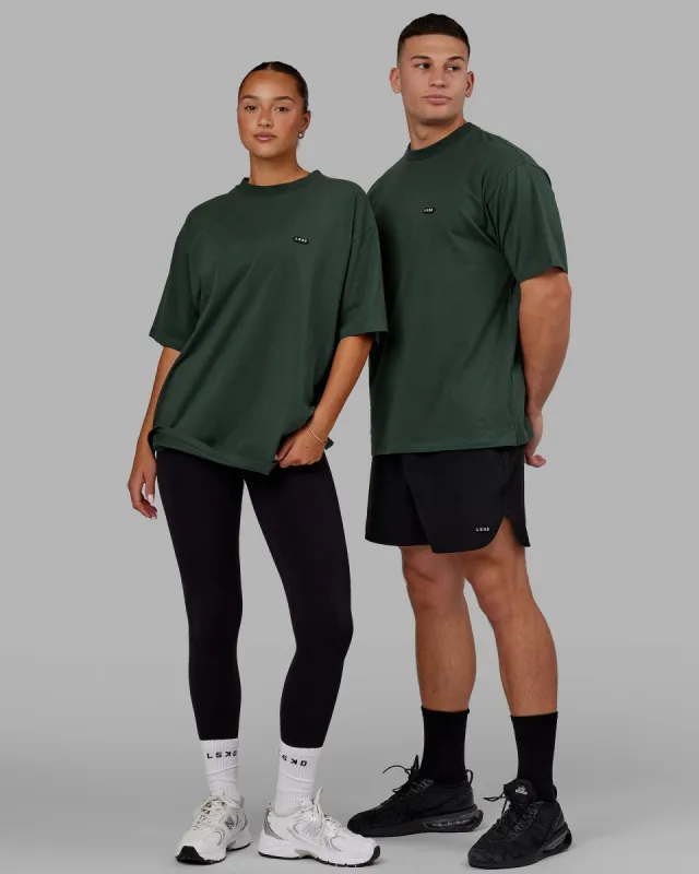 Unisex Capsule FLXCotton Tee Oversize - Vital Green sold by LSKD