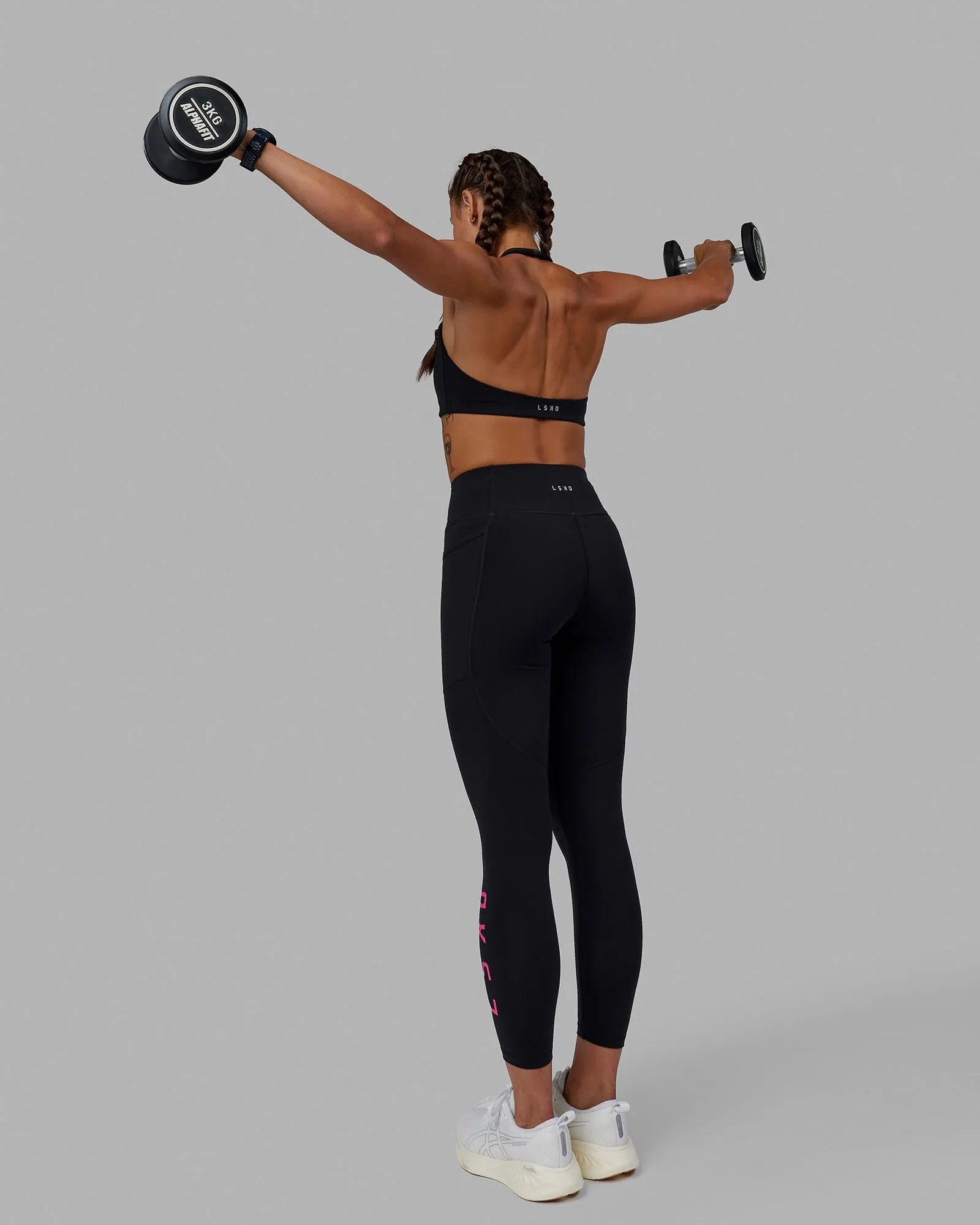 Challenger Sports Bra - Black sold by LSKD product image thumbnail 4