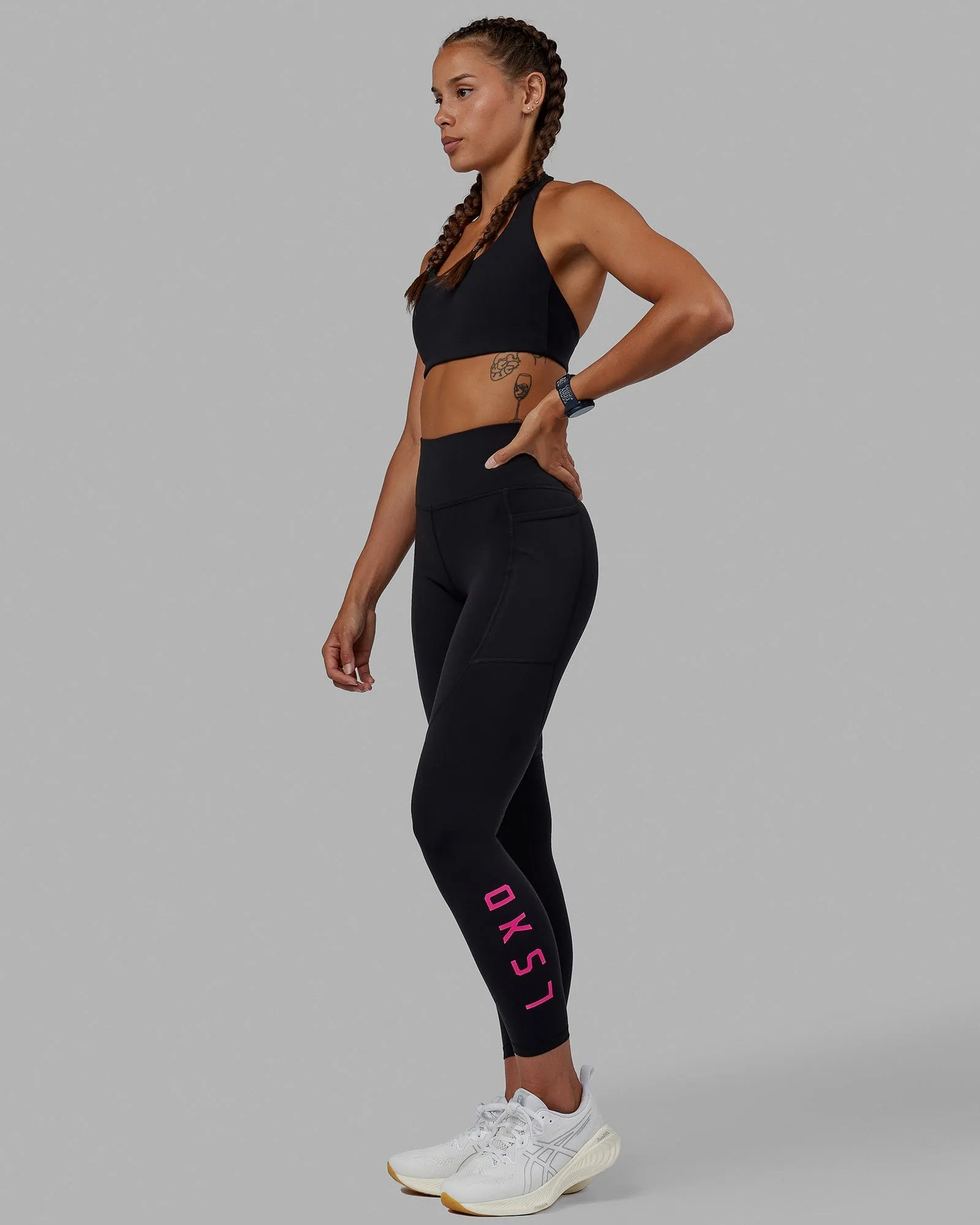 Challenger Sports Bra - Black sold by LSKD product image thumbnail 5