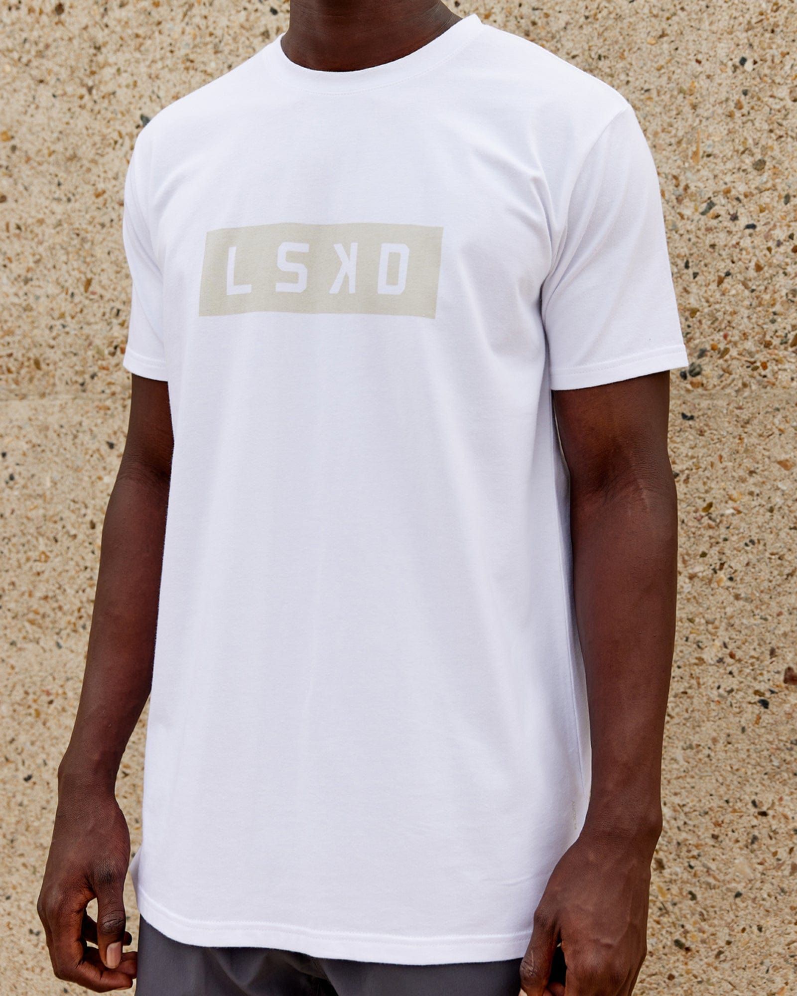 Strength FLXDRY Performance Tee - White-Taupe sold by LSKD product image thumbnail 5
