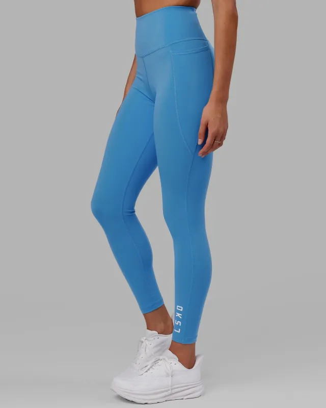 Flux Full Length Tights - Azure Blue sold by LSKD