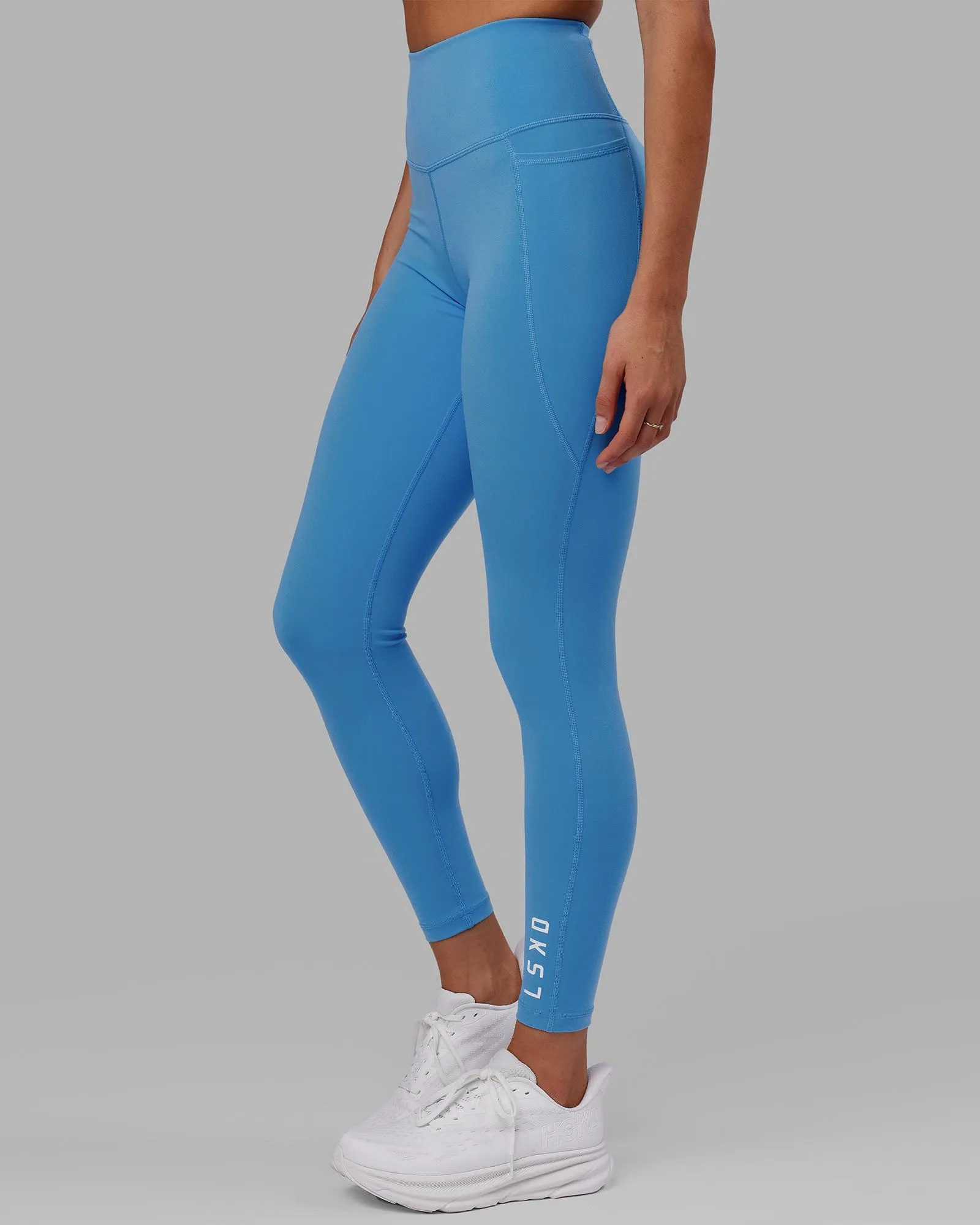 Flux Full Length Tights - Azure Blue sold by LSKD
