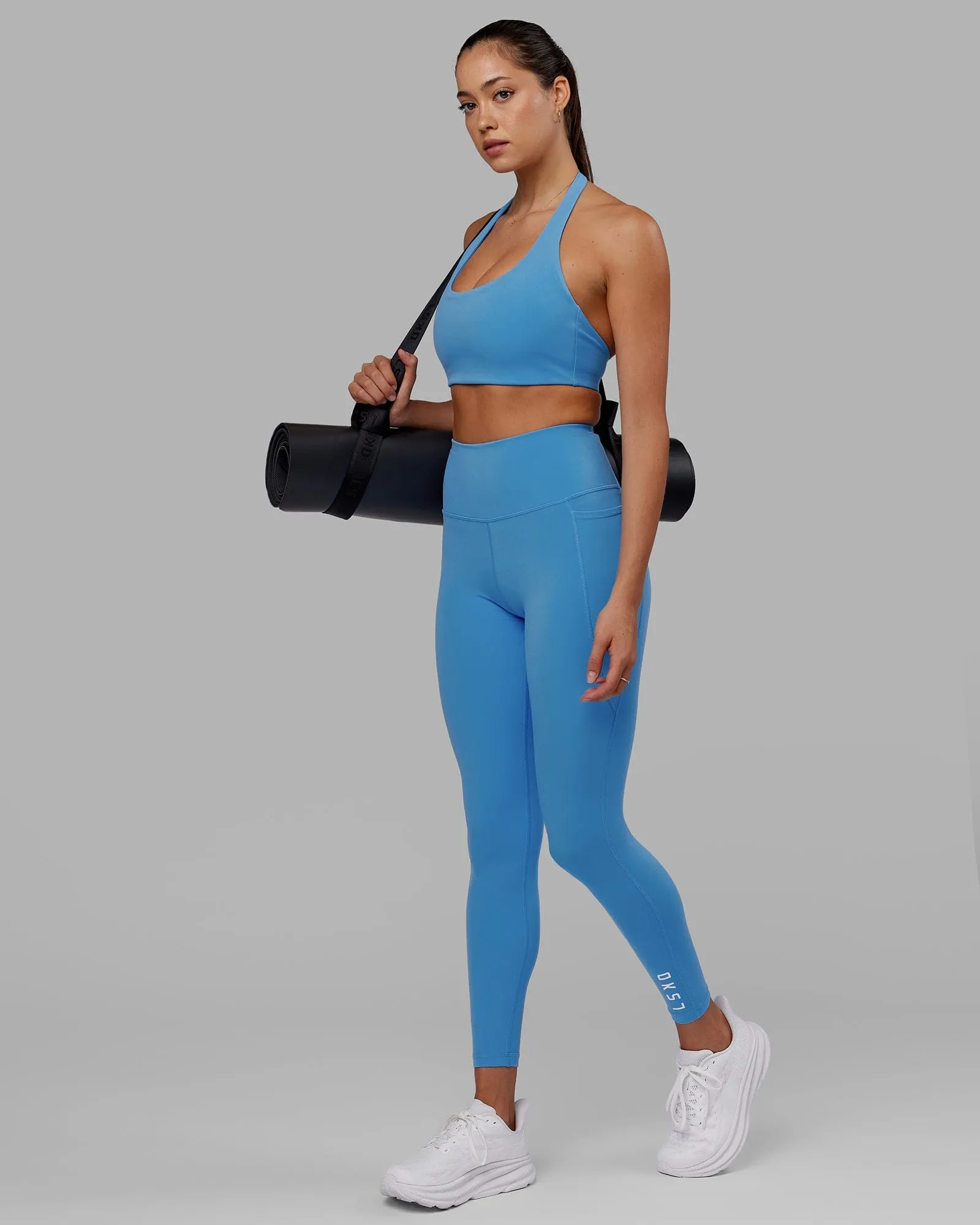 Flux Full Length Tights - Azure Blue sold by LSKD product image thumbnail 2