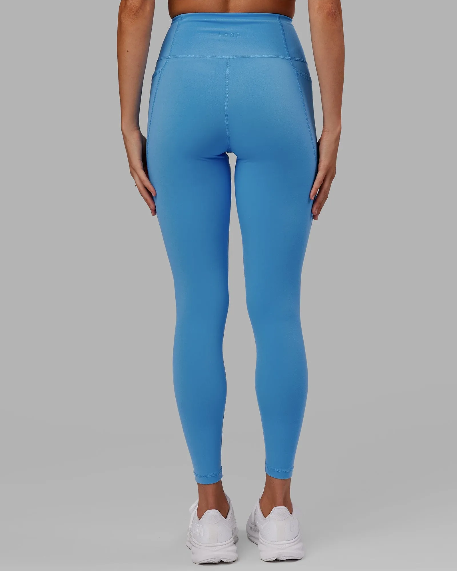 Flux Full Length Tights - Azure Blue sold by LSKD product image thumbnail 4