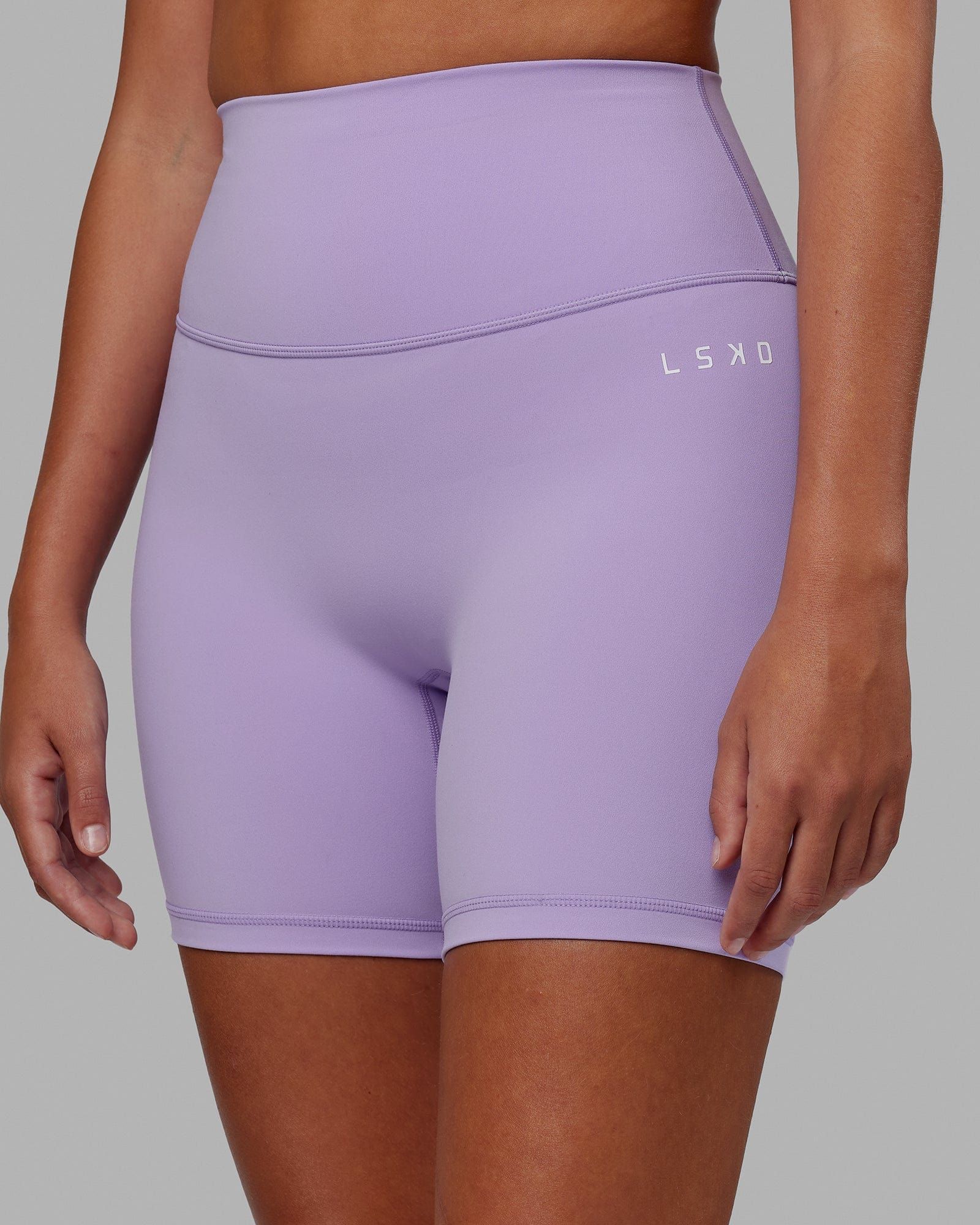 Base 2.0 Mid Short Tights - Pale Lilac sold by LSKD product image thumbnail 3