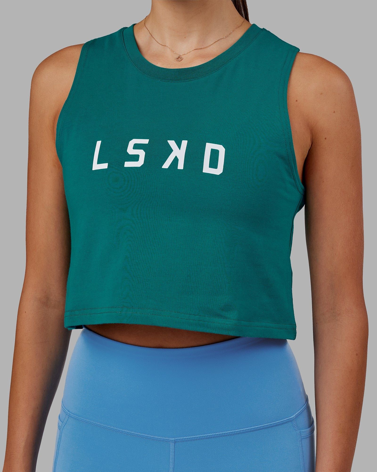 Agile FLXCotton Tank - Deep Lake sold by LSKD product image thumbnail 5