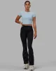 Staple Cropped Tee - Glacial Blue sold by LSKD