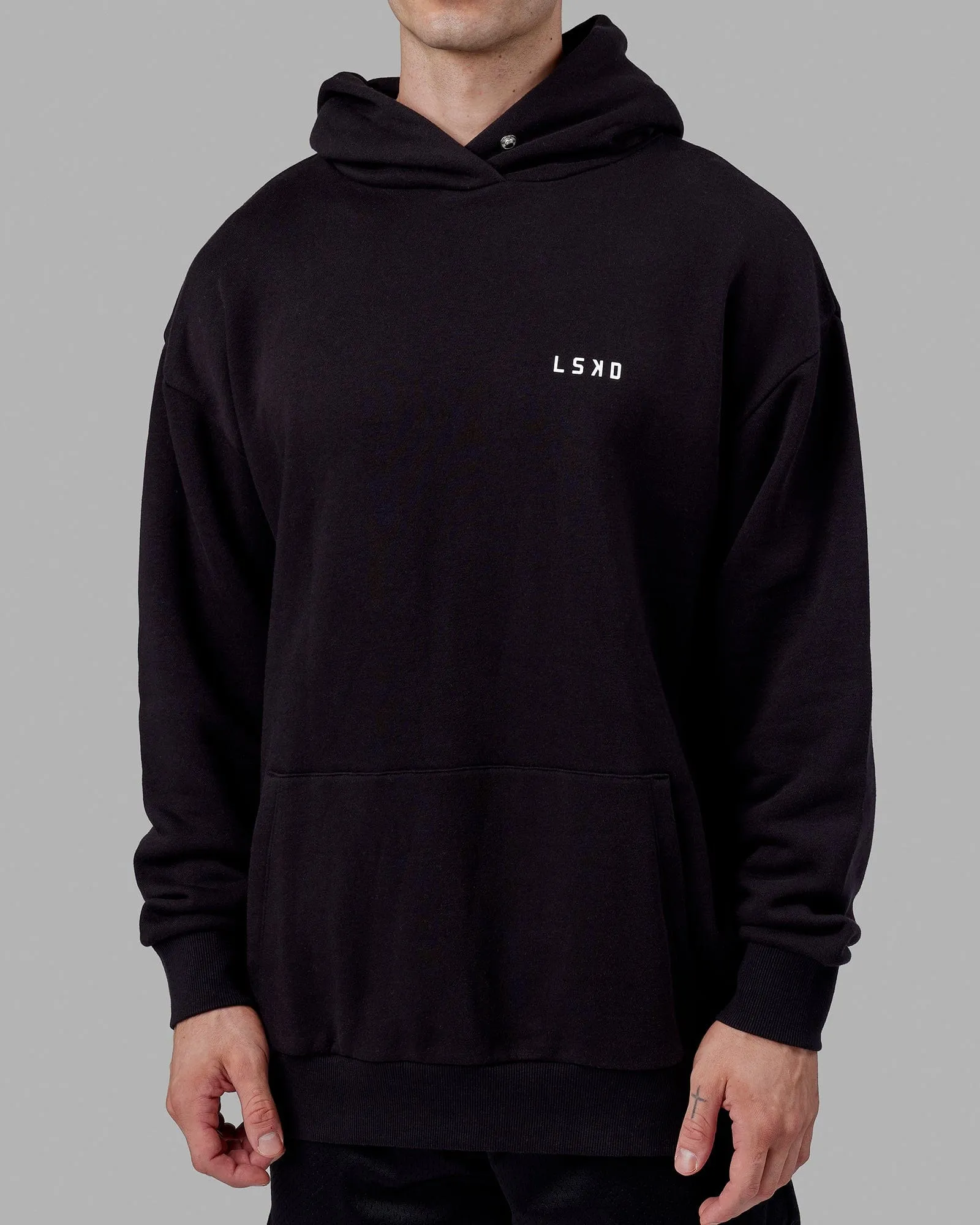 Endeavour Hoodie Oversize - Black sold by LSKD product image thumbnail 4