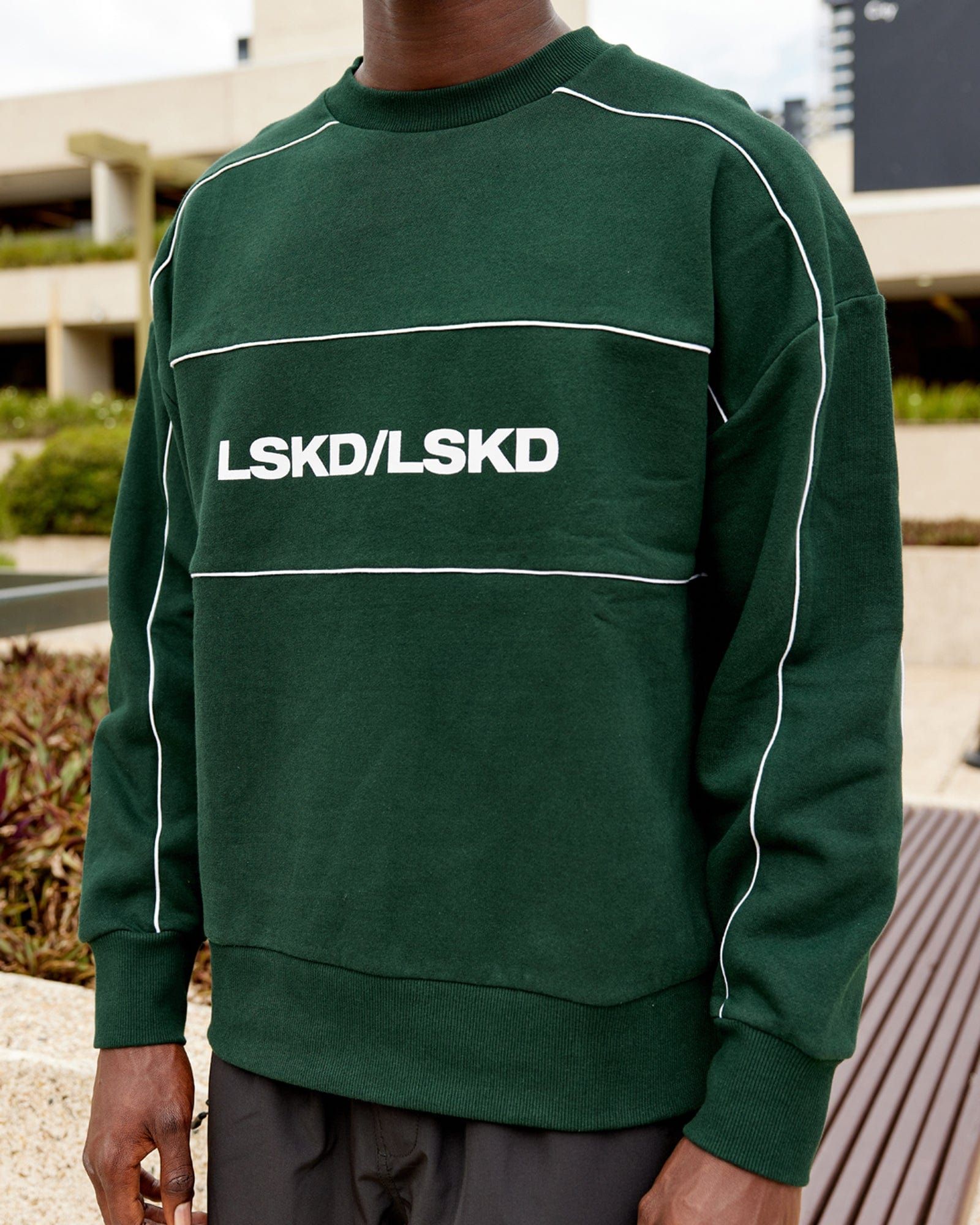 Unisex Impact Sweater Oversize - Forest sold by LSKD product image thumbnail 5