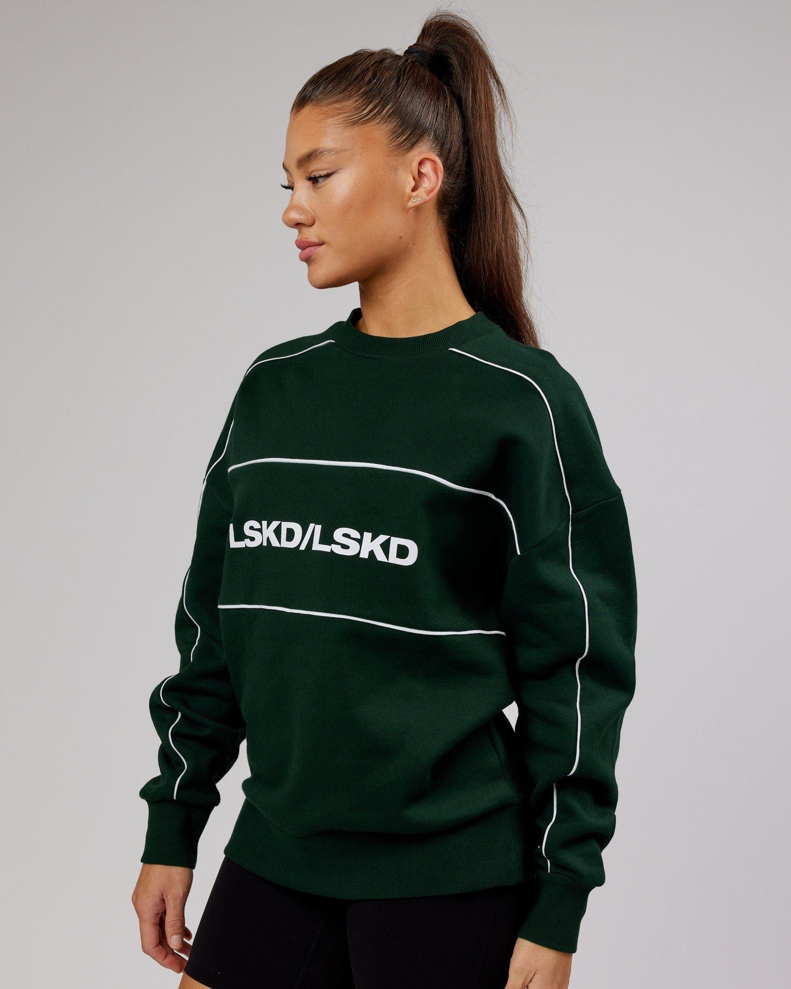 Unisex Impact Sweater Oversize - Forest sold by LSKD product image thumbnail 3