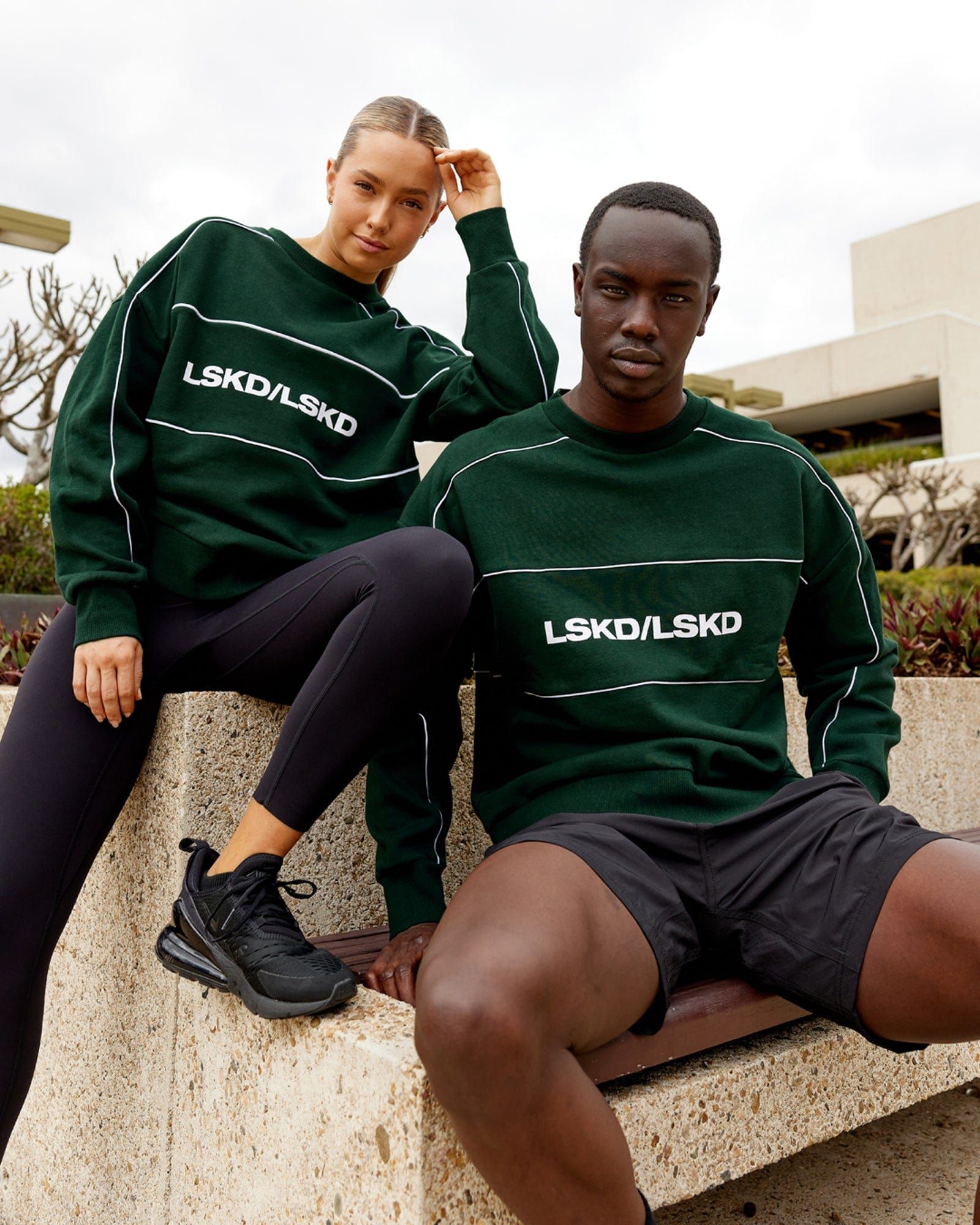 Unisex Impact Sweater Oversize - Forest sold by LSKD product image thumbnail 2