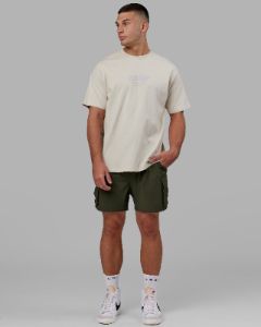 Energy Stretch 6" Performance Cargo Shorts - Forest Night sold by LSKD