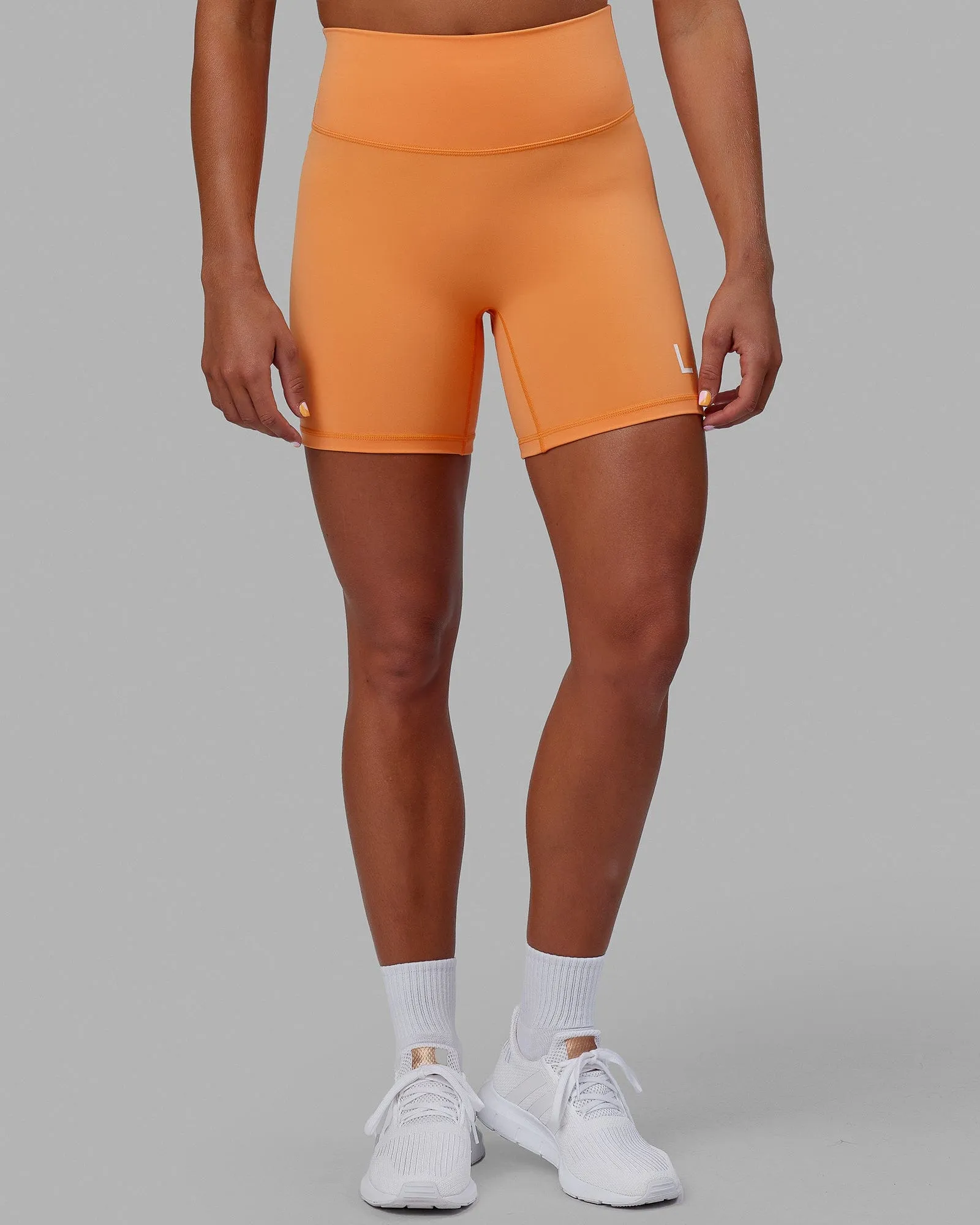 Evolved Mid Short Tights - Tangerine sold by LSKD product image thumbnail 3