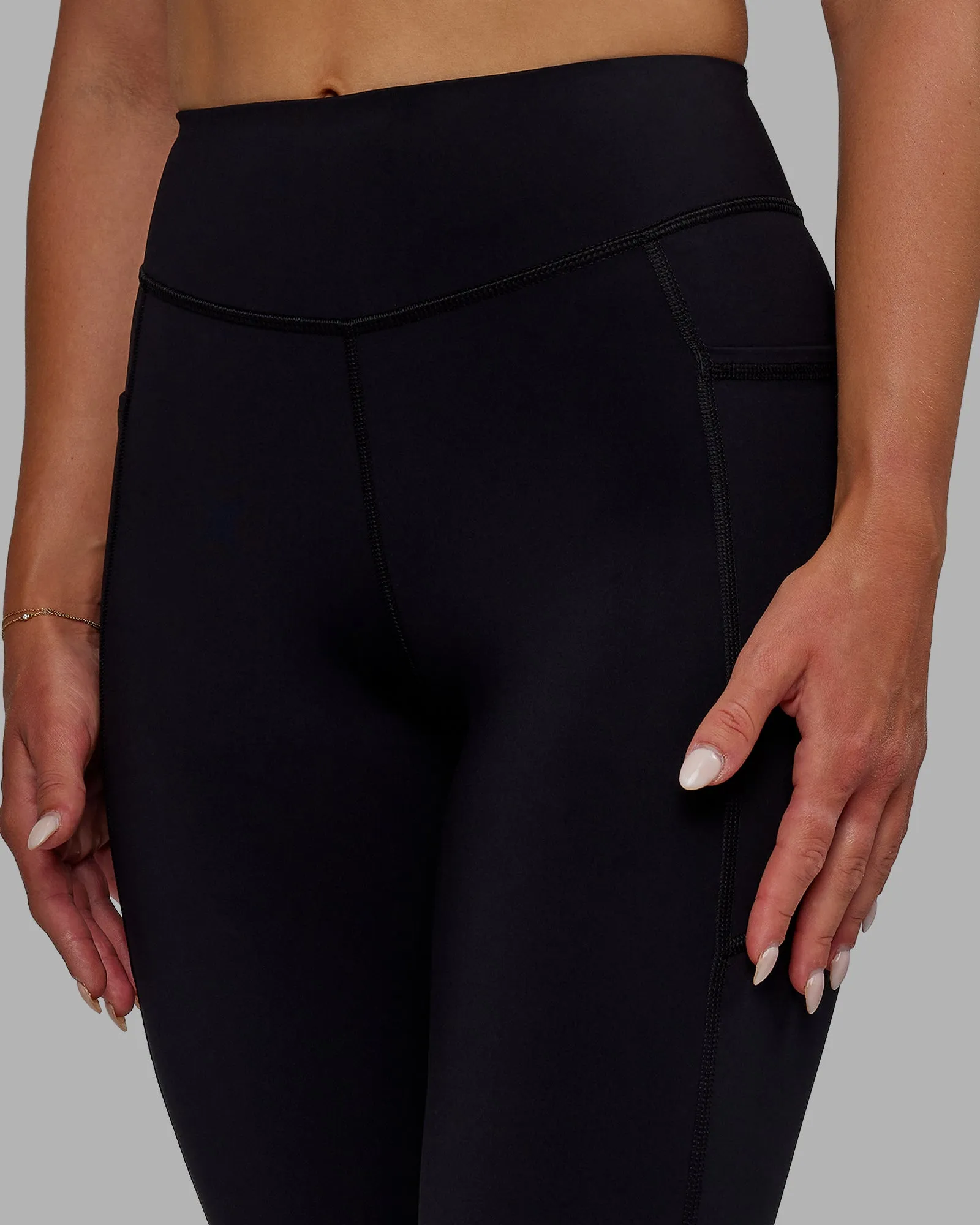 Elite 7/8 Length Legging - Black sold by LSKD product image thumbnail 5