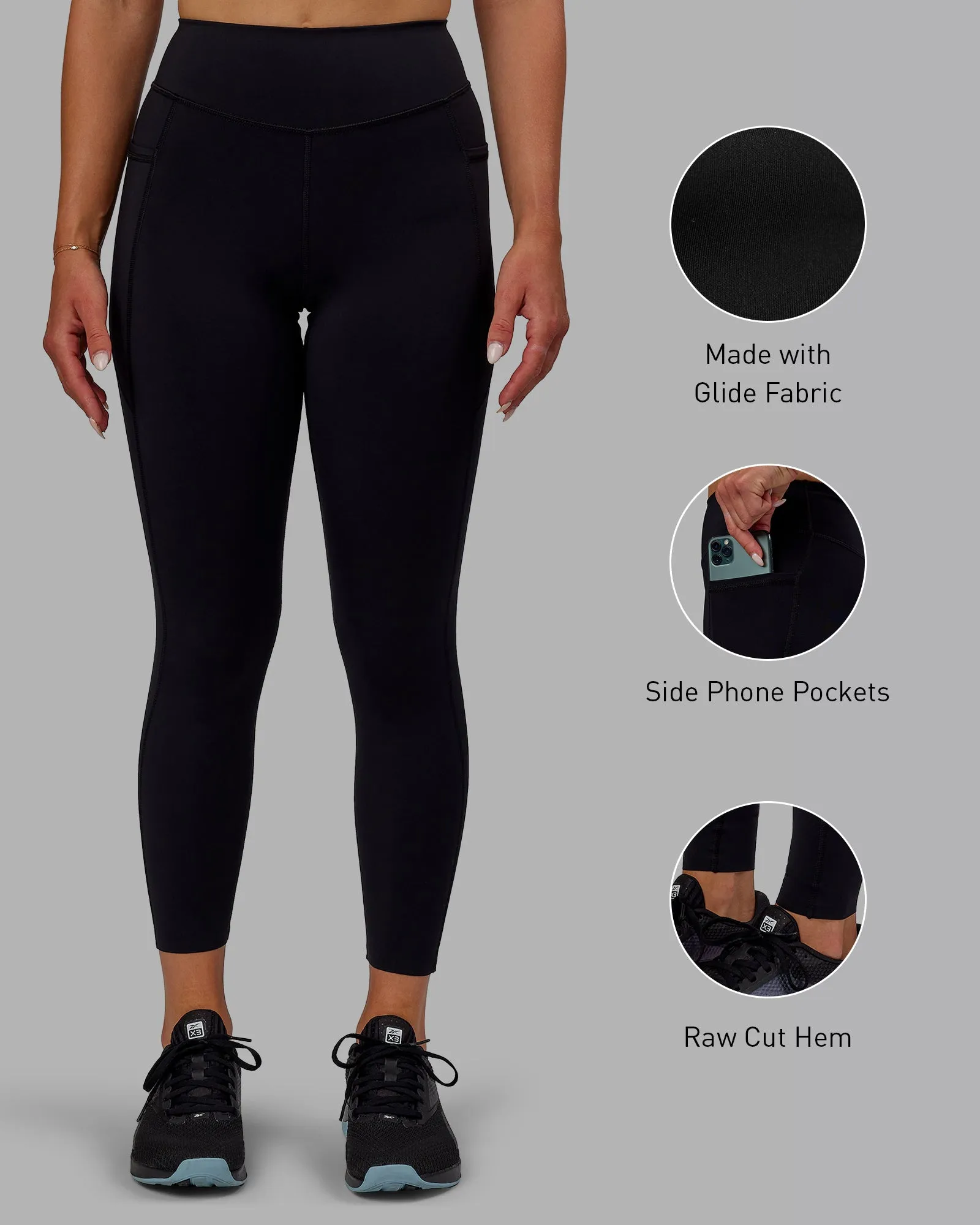 Elite 7/8 Length Legging - Black sold by LSKD product image thumbnail 2
