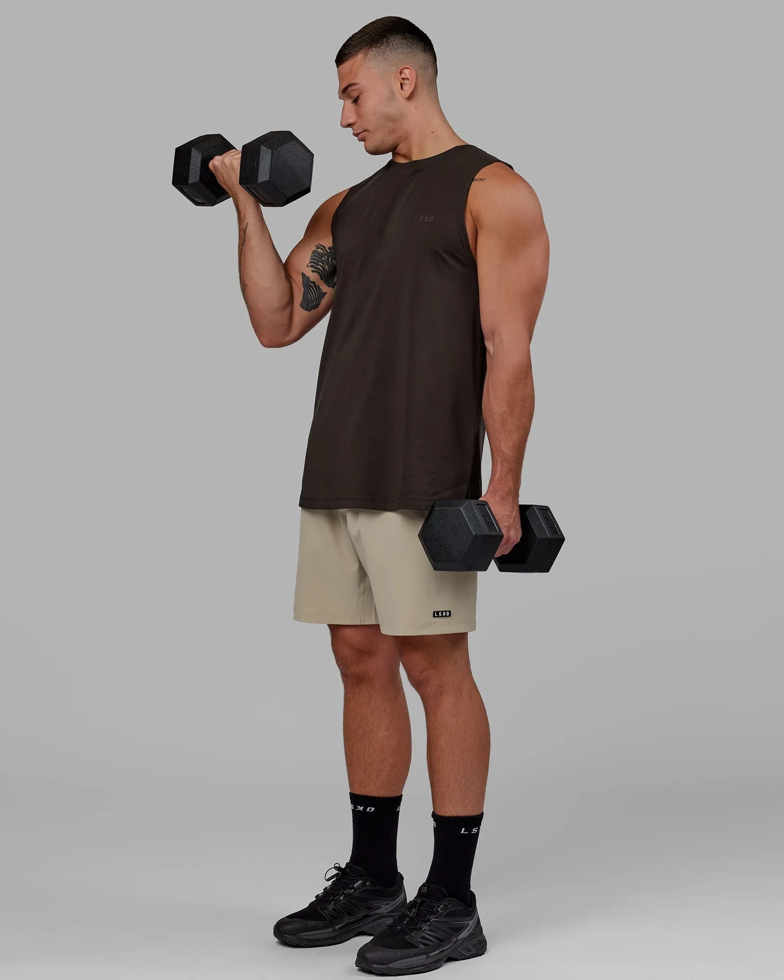 Deluxe PimaFLX Tank - Dark Walnut sold by LSKD product image thumbnail 2