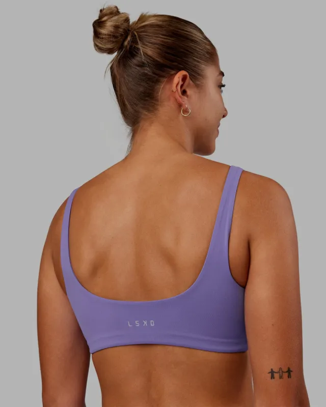 Elevation Sports Bra - Dahlia Purple sold by LSKD