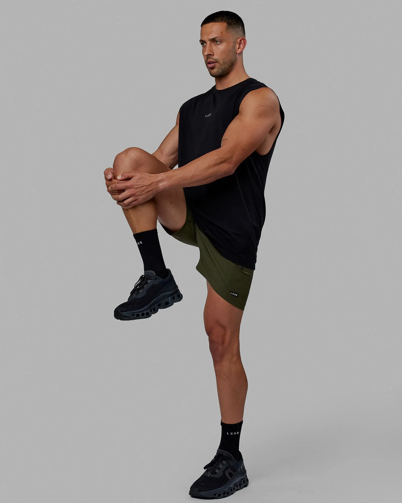 Base FLXCotton Tank - Black sold by LSKD product image thumbnail 5