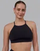 Lift High Neck Sports Bra - Black sold by LSKD