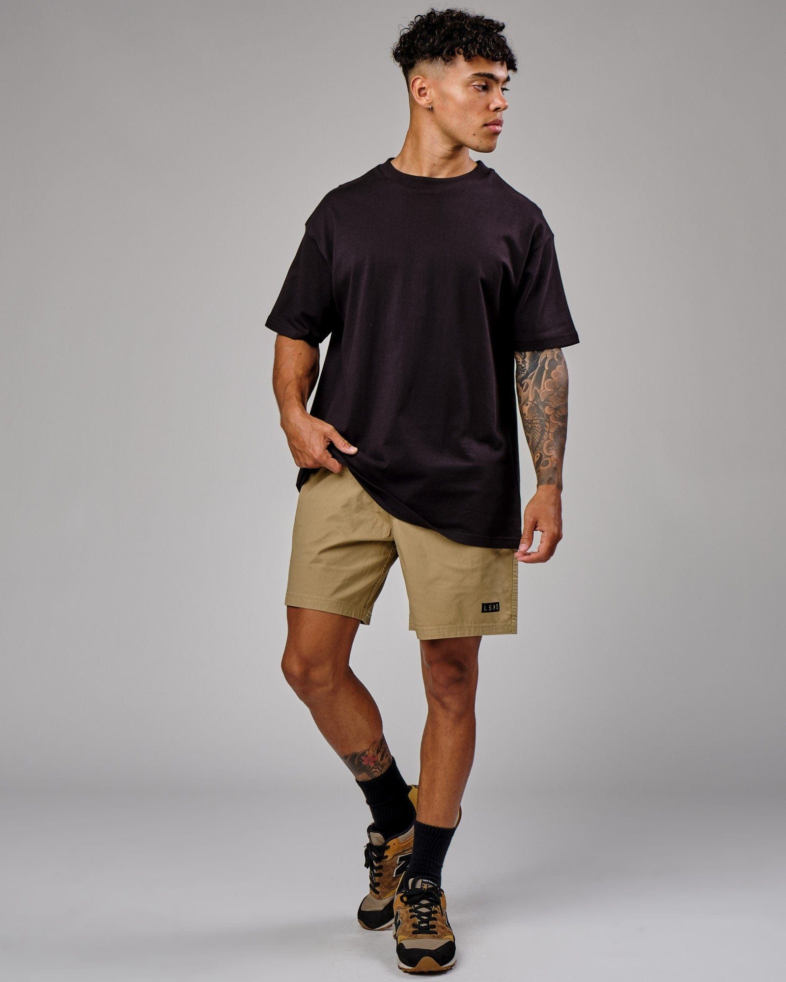 Daily 7" Shorts - Latte sold by LSKD product image thumbnail 5