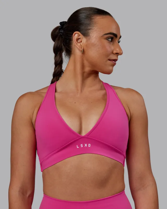 Stamina Sports Bra - Fuchsia Pink sold by LSKD