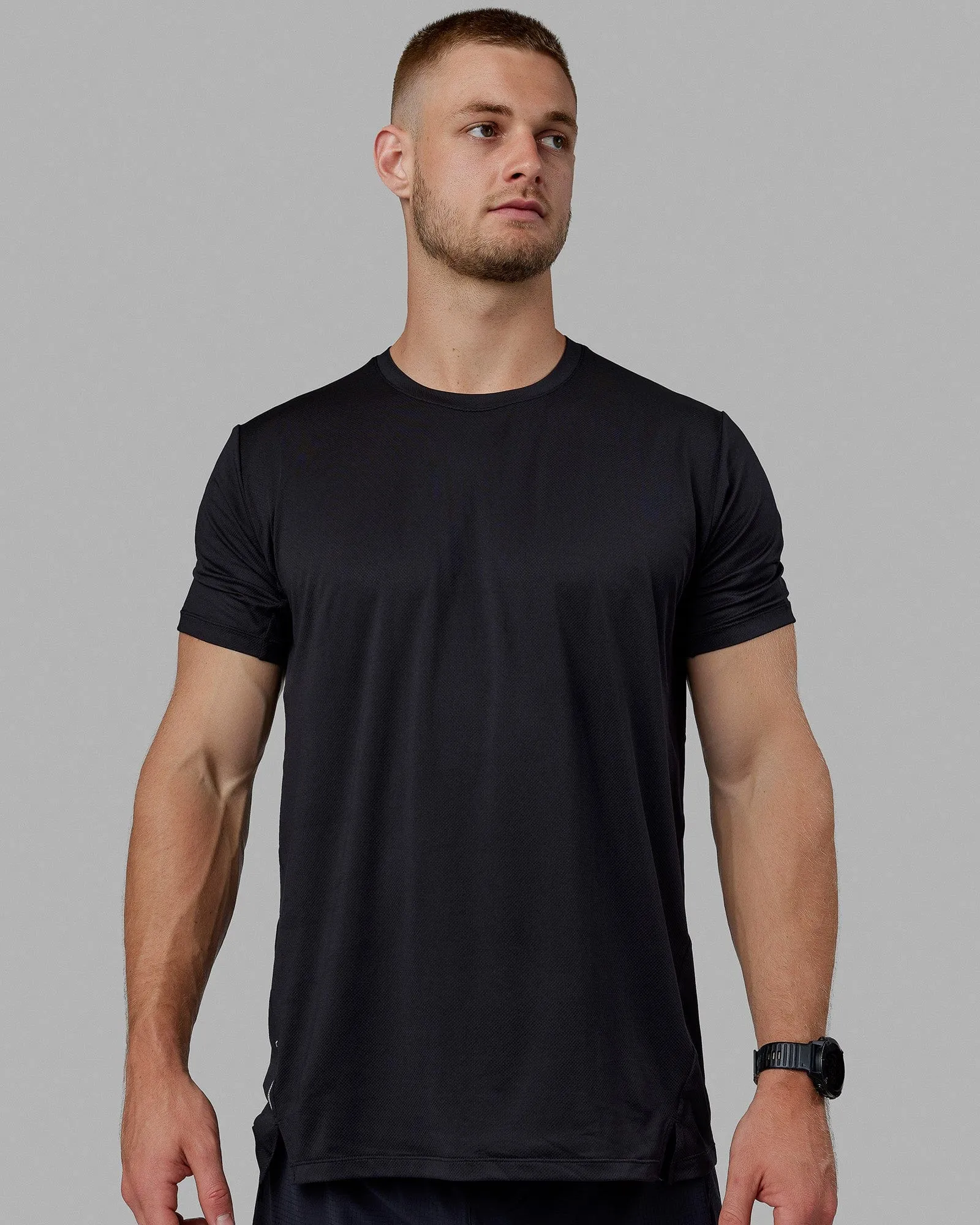 Pace Running Tee - Black sold by LSKD product image thumbnail 3