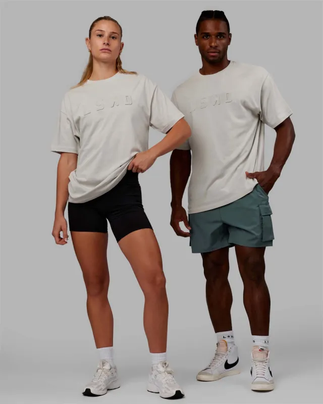 Unisex Stamped Heavyweight Tee Oversize - Lunar Rock sold by LSKD